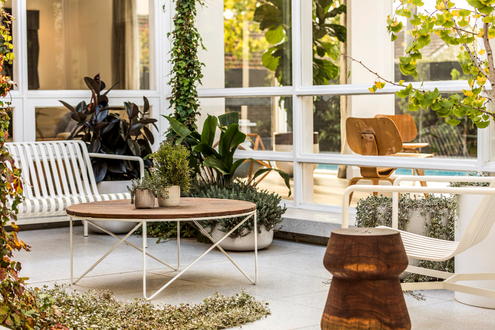 Décoration véranda extérieur